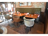 Satelliet complete restaurantset met treinbank - afbeelding 4 van  11