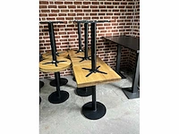 Satelliet eikenhouten restauranttafel (6x) - afbeelding 7 van  7