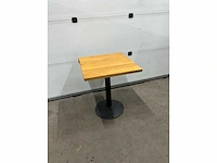 Satelliet eikenhouten restauranttafels (13x) - afbeelding 2 van  6