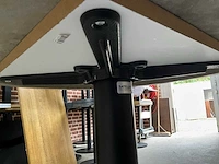 Satelliet hardstenen restauranttafel (3x) - afbeelding 5 van  8