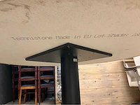Satelliet hardstenen restauranttafel - afbeelding 4 van  7