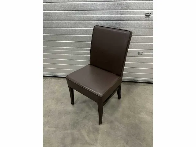 Satelliet kunstlederen restaurantstoelen (4x) - afbeelding 2 van  8