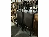 Satelliet kunstlederen restaurantstoelen (4x) - afbeelding 7 van  8