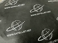 Satelliet kunstlederen restaurantstoelen (8x) - afbeelding 7 van  8