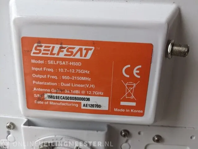 Satelliet ontvanger salfsat, ae120706 - afbeelding 5 van  5
