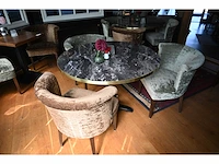 Satelliet restauranttafel met 3 stoelen - afbeelding 2 van  7