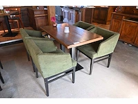 Satelliet restauranttafel met 4 stoelen - afbeelding 1 van  6