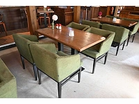 Satelliet restauranttafel met 4 stoelen - afbeelding 1 van  5