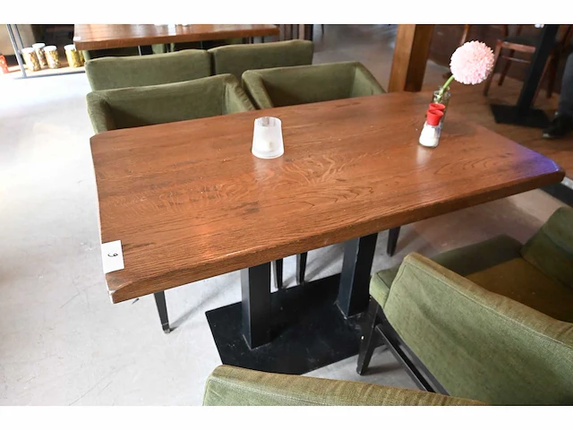 Satelliet restauranttafel met 4 stoelen - afbeelding 4 van  5