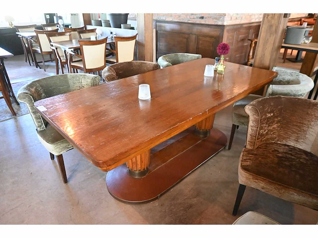 Satelliet restauranttafel met 6 stoelen - afbeelding 8 van  8