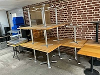 Satelliet restauranttafels (14x) - afbeelding 1 van  8