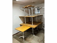 Satelliet restauranttafels (14x) - afbeelding 2 van  8