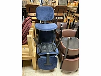 Satelliet suède restaurantstoel (5x) - afbeelding 7 van  7