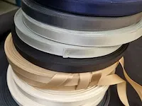 Satijnband luxe 13mm mix kleuren 500meter (10x50m) - afbeelding 1 van  2