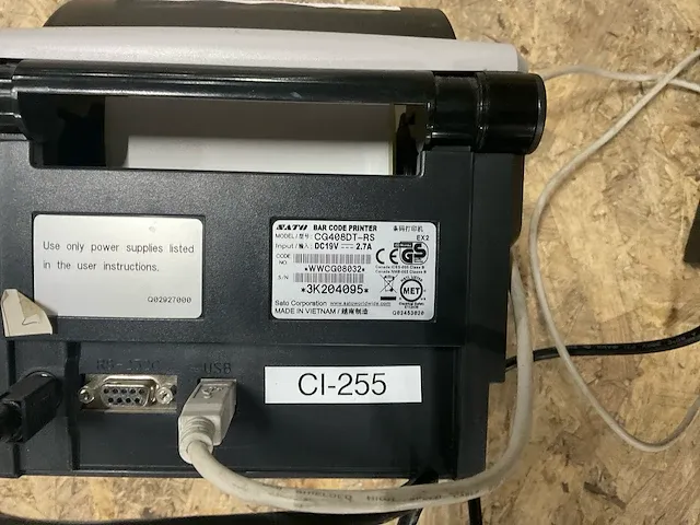 Sato cg408dt-rs labelprinter - afbeelding 5 van  5