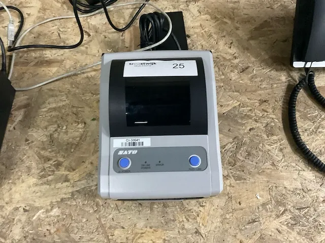 Sato cg408dt-rs labelprinter - afbeelding 1 van  3