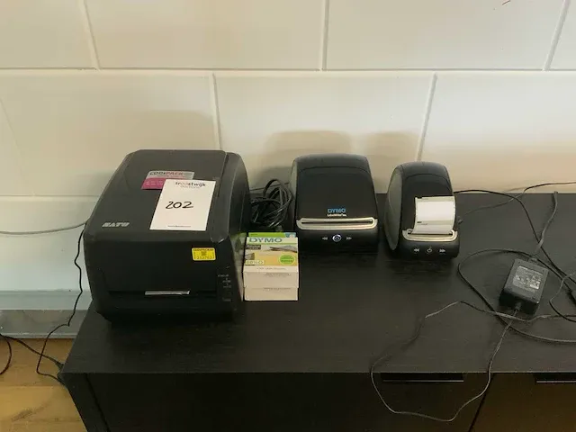 Sato / dymo labelprinter (3x) - afbeelding 1 van  5