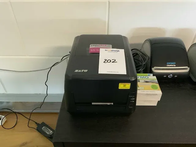 Sato / dymo labelprinter (3x) - afbeelding 2 van  5