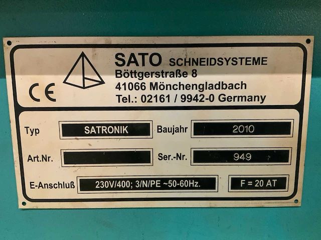 Sato satronik cnc portaal plasmasnijmachine (2x) - afbeelding 9 van  49