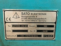 Sato satronik cnc portaal plasmasnijmachine (2x) - afbeelding 26 van  49