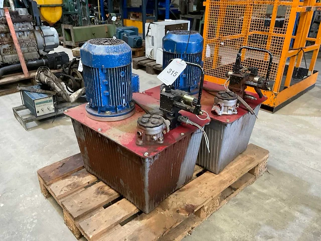 Saturn plp20.8d hydraulisch aggregaat (2x) - afbeelding 1 van  6