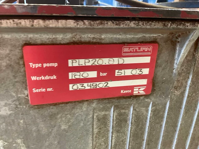 Saturn plp20.8d hydraulisch aggregaat (2x) - afbeelding 6 van  6