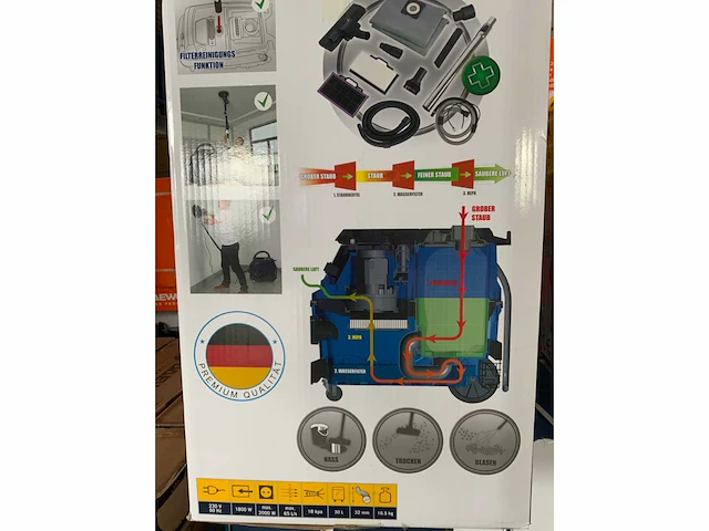 Sauber machinery - sg-p36l - industriële stofzuiger - afbeelding 2 van  11