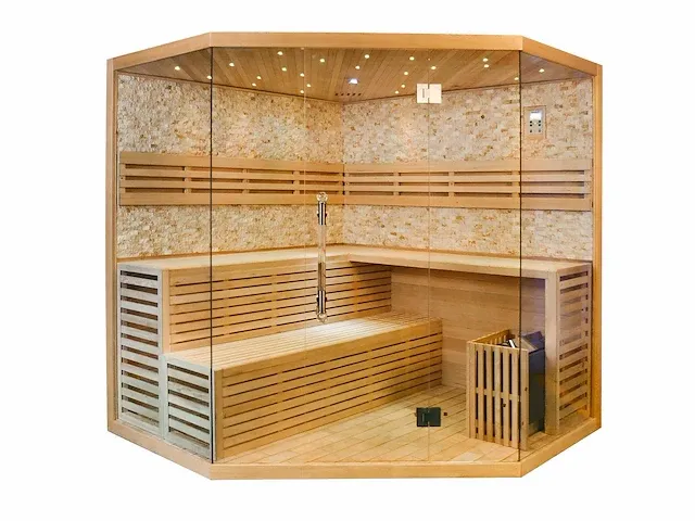 Sauna - prisma 220x220x210cm - afbeelding 1 van  7