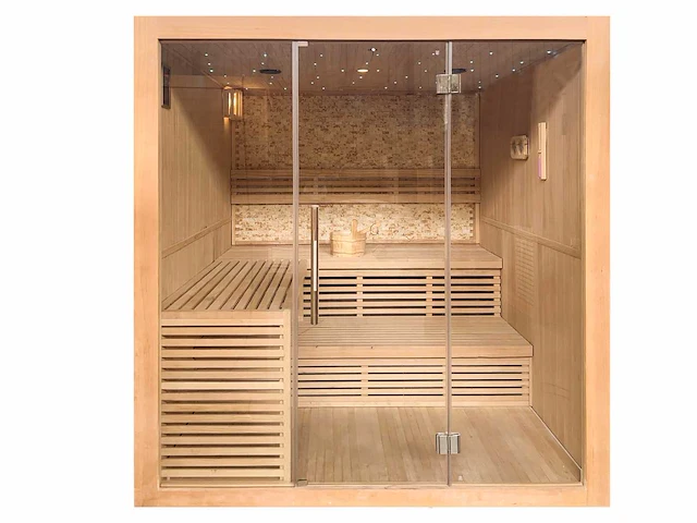 Sauna - rechthoekig 200x200x210cm - afbeelding 1 van  3