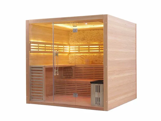 Sauna - rechthoekig 220x220x210cm - afbeelding 5 van  12