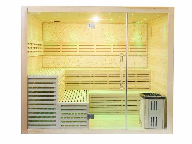 Sauna - rechthoekig 250x250x210cm - afbeelding 4 van  16