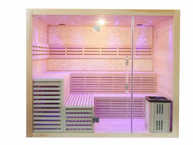 Sauna - rechthoekig 250x250x210cm - afbeelding 5 van  16