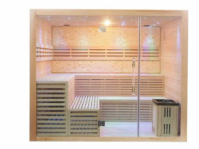 Sauna - rechthoekig 250x250x210cm - afbeelding 1 van  16