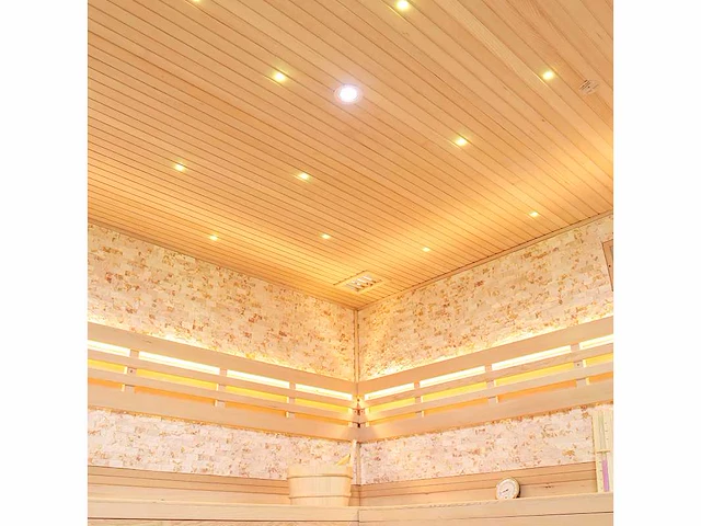 Sauna - vonato - lorvena - prisma sauna met kachel - afbeelding 5 van  8