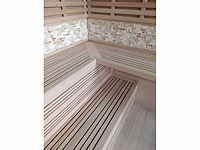 Sauna - vonato - morenzo - vierkant met kachel - afbeelding 3 van  7