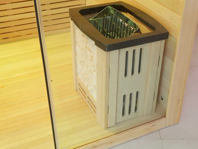Sauna - vonato - rechthoekig met kachel - afbeelding 2 van  8