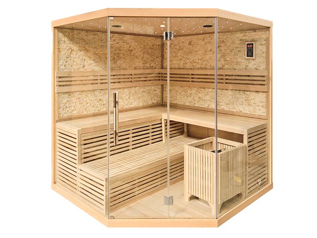 Sauna - vonato - soliana - prisma met kachel - afbeelding 1 van  3