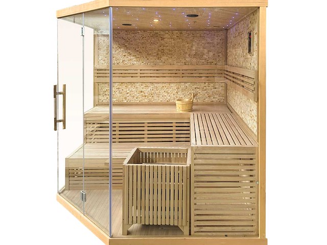 Sauna - vonato - soliana - prisma met kachel - afbeelding 3 van  3