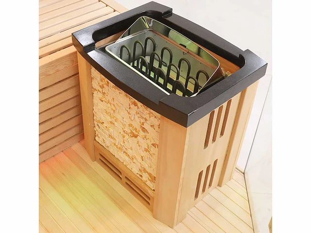 Sauna - vonato - vespero - prisma met kachel - afbeelding 5 van  9