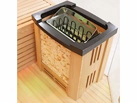 Sauna - vonato - vespero - prisma met kachel - afbeelding 5 van  9
