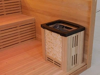 Sauna - vonato - vortano - rechthoekig met kachel - afbeelding 3 van  13