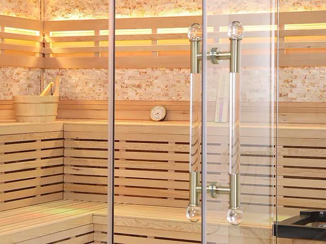 Sauna - vonato - zynova - prisma sauna met kachel - afbeelding 7 van  16