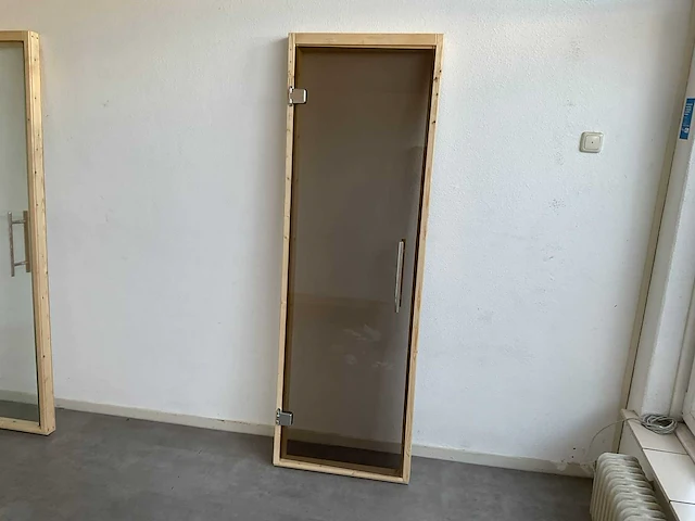 Sauna deurkozijn brons (3x) - afbeelding 1 van  6