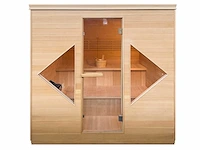 Sauna met kachel - rechthoekig 206x183 cm - afbeelding 1 van  4