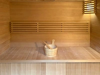 Sauna met kachel - rechthoekig 206x183 cm - afbeelding 4 van  4