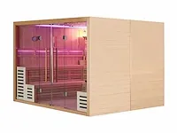 Sauna met kachel - rechthoekig 300x250x210 cm - afbeelding 1 van  5