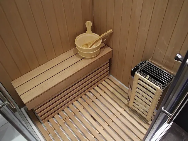 Sauna met stoomcabine wellness huis - afbeelding 17 van  29