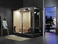 Sauna met stoomcabine wellness huis - afbeelding 12 van  29