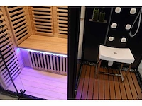 Sauna met stoomcabine wellness huis - afbeelding 4 van  9