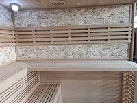 Sauna vierkant met kachel - 200 x 200 x 200 cm - afbeelding 2 van  6